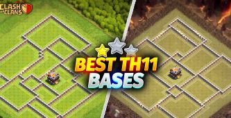 Town Hall 11 Hybrid Base Links 2024 | 50+ TH11 Hybrid Layouts