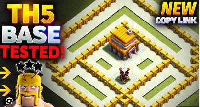 21+ Best TH5 War Base Links 2024